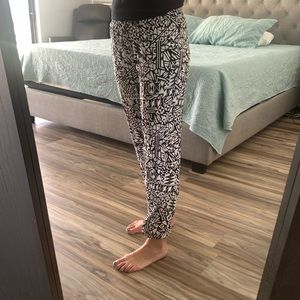 Tribal print jogger pants